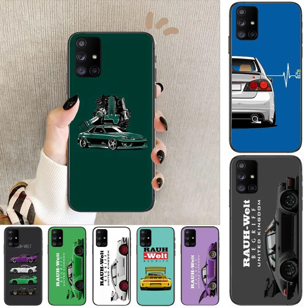 Чехол для телефона в японском спортивном автомобиле Samsung Galaxy A50 A51 A71 A70 A52 A40 A30 A31 A80