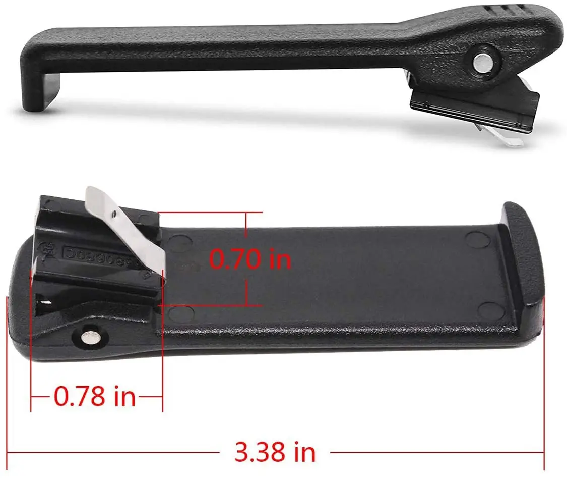10Pack Radio Belt Clip 3.3-inch For Motorola GP3688 EP450 PR400 CP200XLS CP200D CP200 CP180 CP150 CP140 CP040