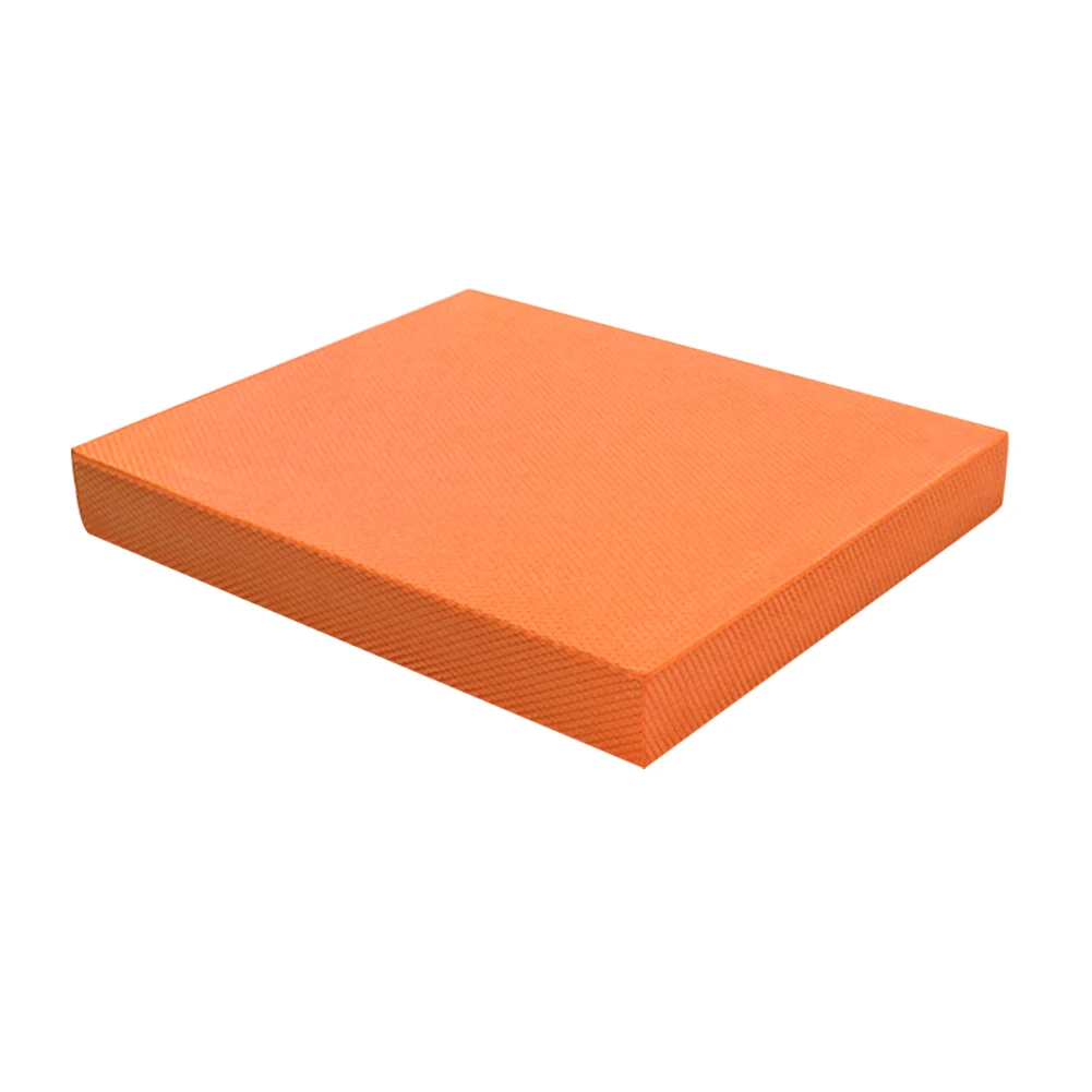Баланс пены подстилка на коврик для йоги упражнения Нескользящие водонепроницаемые мягкие для фитнес-тренировок FOU99 - Цвет: orange 50x40x6