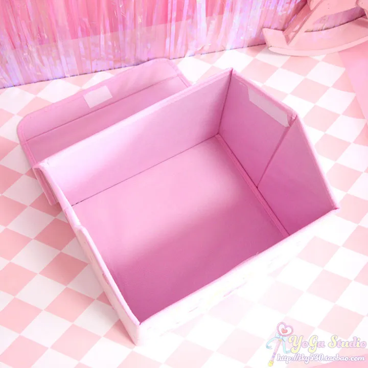 Мультфильм милый My Melody Cardcaptor Sakura Сейлор Мун девушки косметическая коробка сумки макияж сумки игрушки складной ящик для хранения сумка органайзер