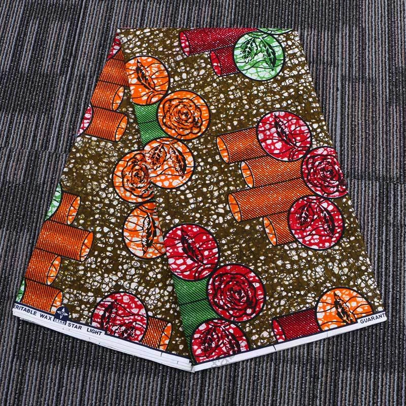 Cotton African Wax Fabrics Nederlands Dutch Print Pagne Super ankara High Quality Holland For Party Dress Curtain 6Yards