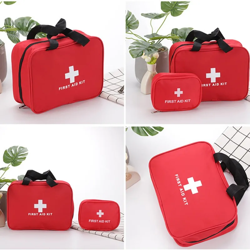 Портативная сумка для первой помощи, маленькая сумка для путешествий, спасательная сумка для первой медицинской помощи, красная водонепроницаемая сумка, Новинка