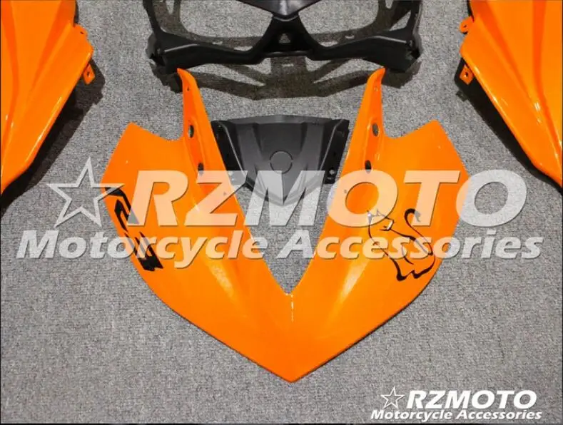 4 подарки стиль ABS литьевая форма мотоцикл Обтекатели подходит для YAMAHA R3 R25- 15-19 Кузов Набор на заказ Оранжевый Черный