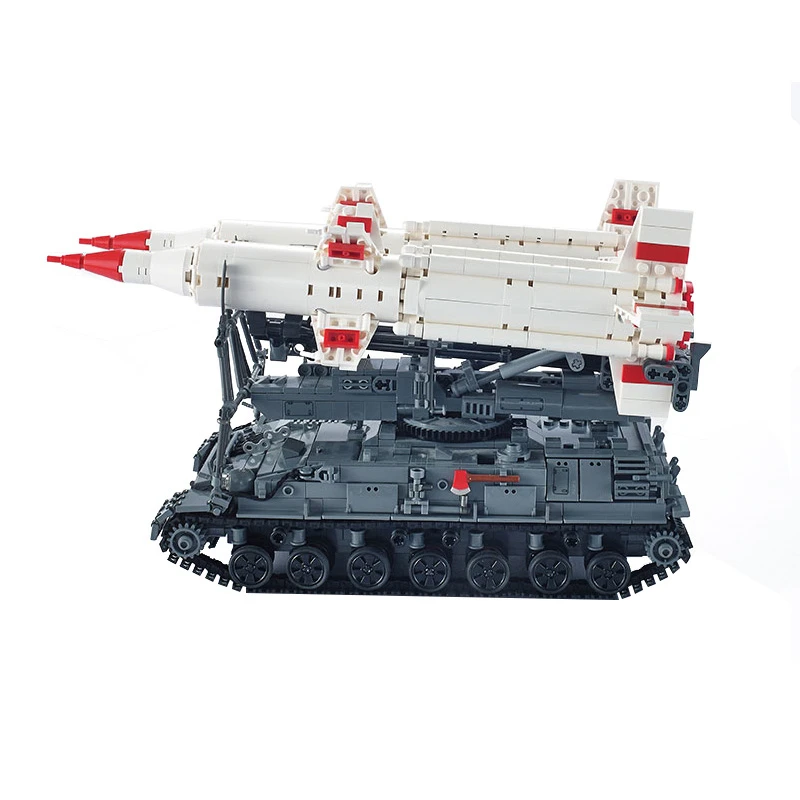 Военная серия MOC SA-4 GANEF ракетная установка Танк модель детские игрушки строительные блоки наборы кирпичи развивающие игрушки для детей