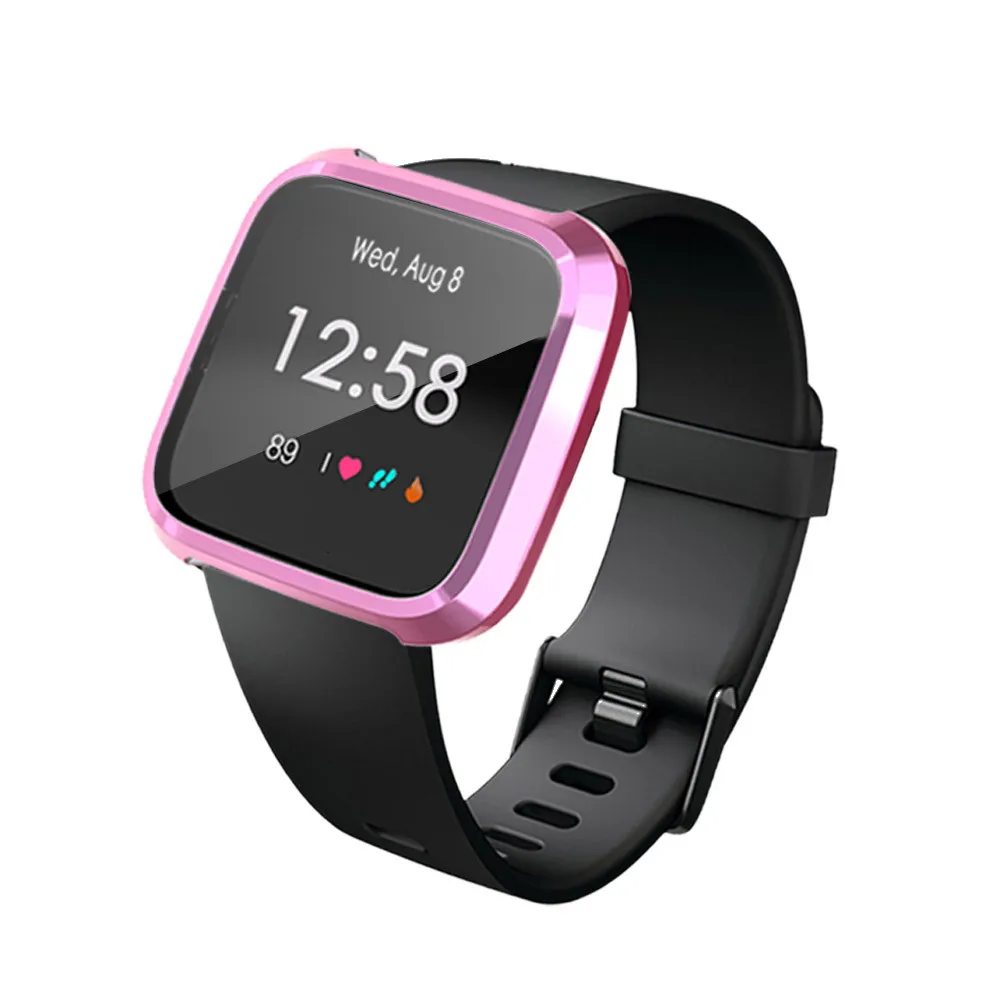 Гальванический мягкий, из ТПУ, защитный чехол для Fitbit versa Lite Смарт часы мягкий силиконовый Полный Защитный чехол Горячая Распродажа