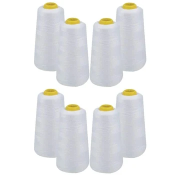 

8 Cones (3000 Yards Each) Sewing Threads Polyester Threads Spool of Threads (402 ) for Sewing Machine and Hand