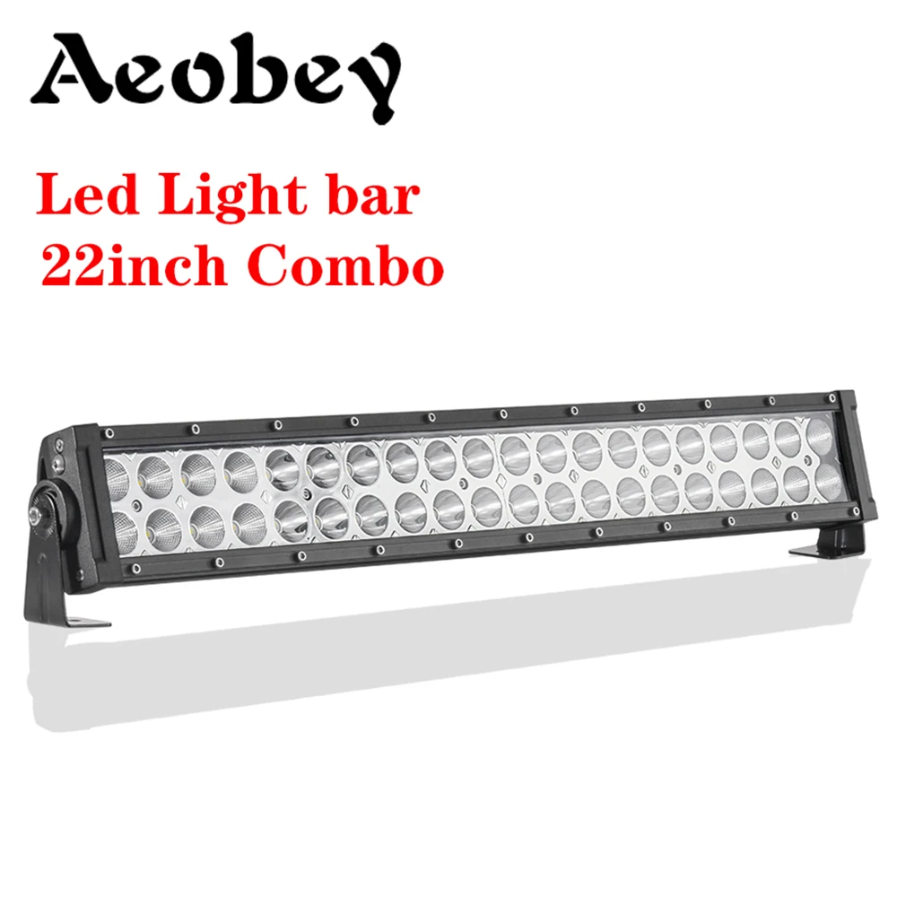 Светодиодная фара Aeobey 22 дюйма 120 Вт рабочего освещения для внедорожников 4x4 12 В 24