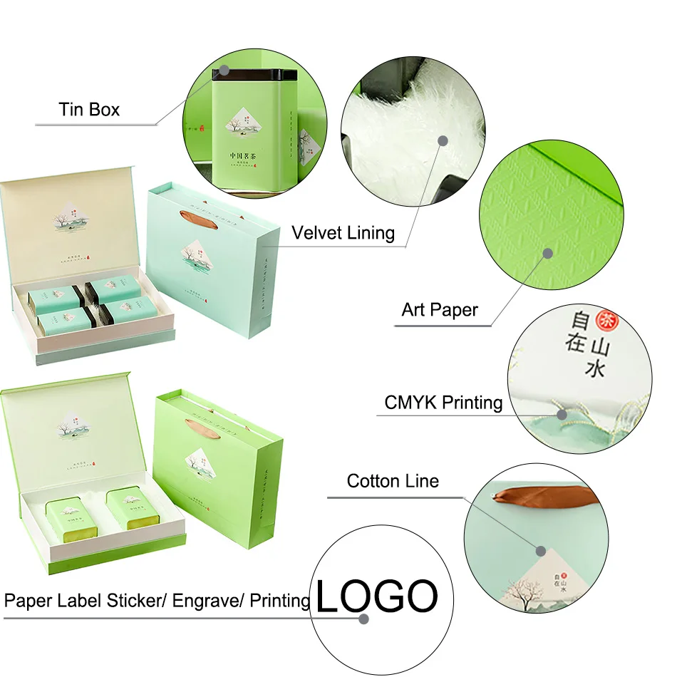 Xin Jia Yi Packaging Custom Embossed Tin Box Square Shape Small Metal Tin Boxes Shallow Tin Box