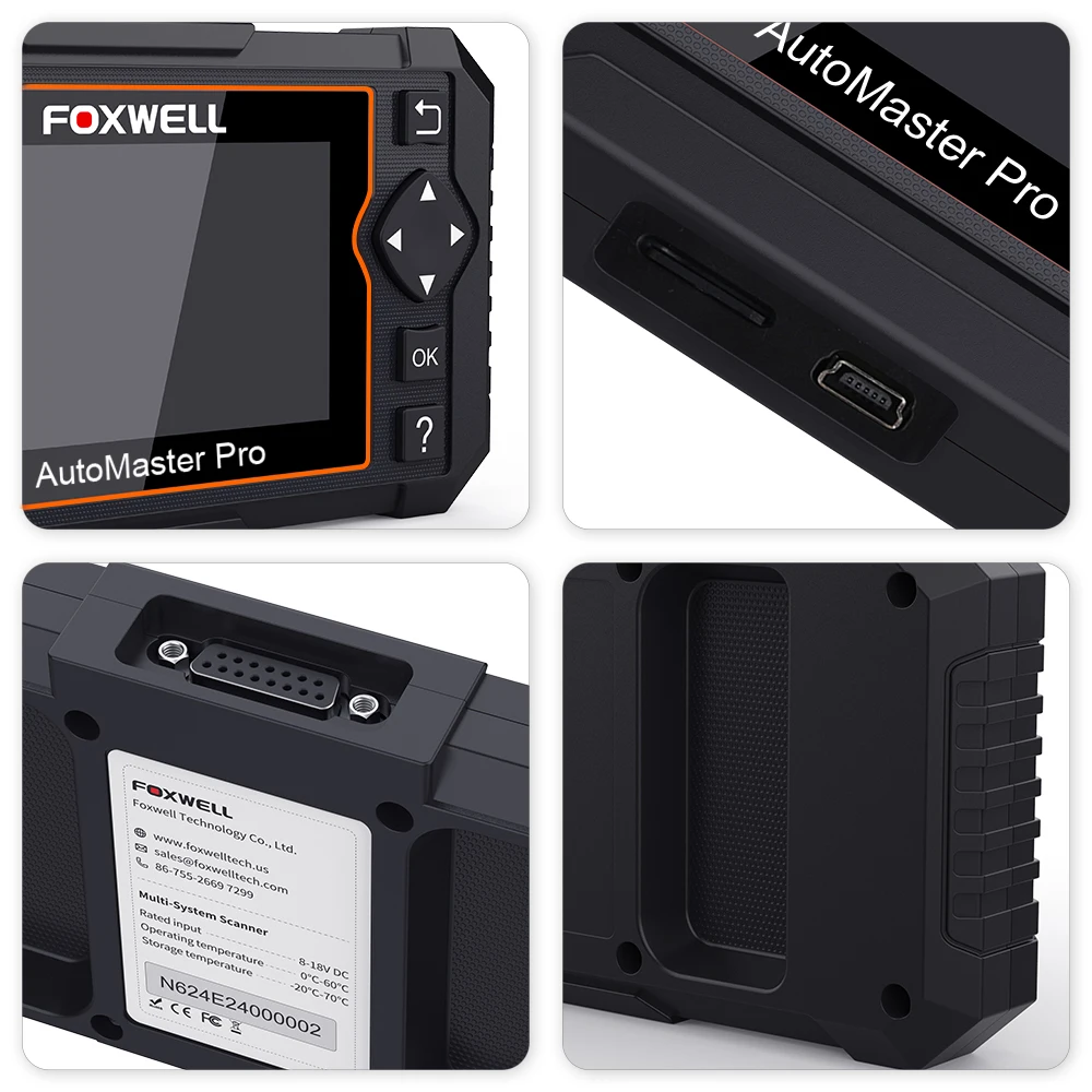 Foxwell NT624 Elite OBD2 сканер полная система OBDII Автомобильный диагностический инструмент EPB масляный светильник Сервис Сброс ODB2 OBD 2 Автомобильный сканер