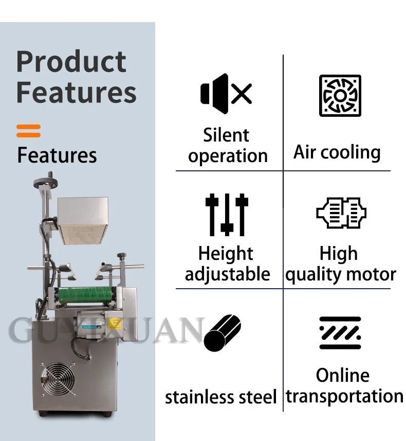 220V/1300W commercial Electromagnetic induction Sealer Fully automatic Aluminum foil Food bottle gasket Capper