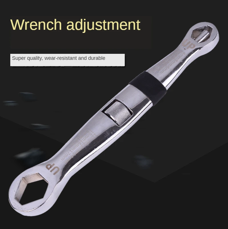 

New Wrench Multi-functional Plum Nut Live Mouth Wrench Quickly Adjustable Activities Multi-purpose Maintenance Car Repair Tool