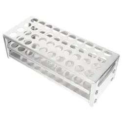 Support de tubes à essai de laboratoire en aluminium, 1 pièce 