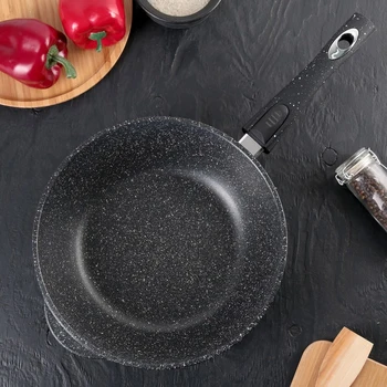 

Stewpan 26 cm "Granite", h = 8.2 cm, with removable handle