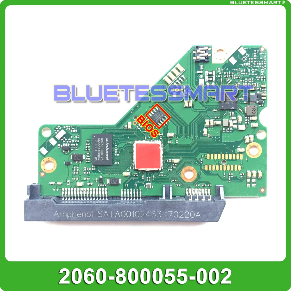 

HDD печатная плата Материнская плата 2060-800055-002 REV A/P1 для WD 3,5 SATA восстановление данных жесткого диска
