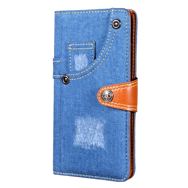 Кожаные ковбойские чехлы с откидной крышкой для Ulefone power 6, 6,3 дюймов, держатель для карт, чехол-кошелек для Ulefone power 6, чехол Hoesje Funda - Цвет: Темно-синий