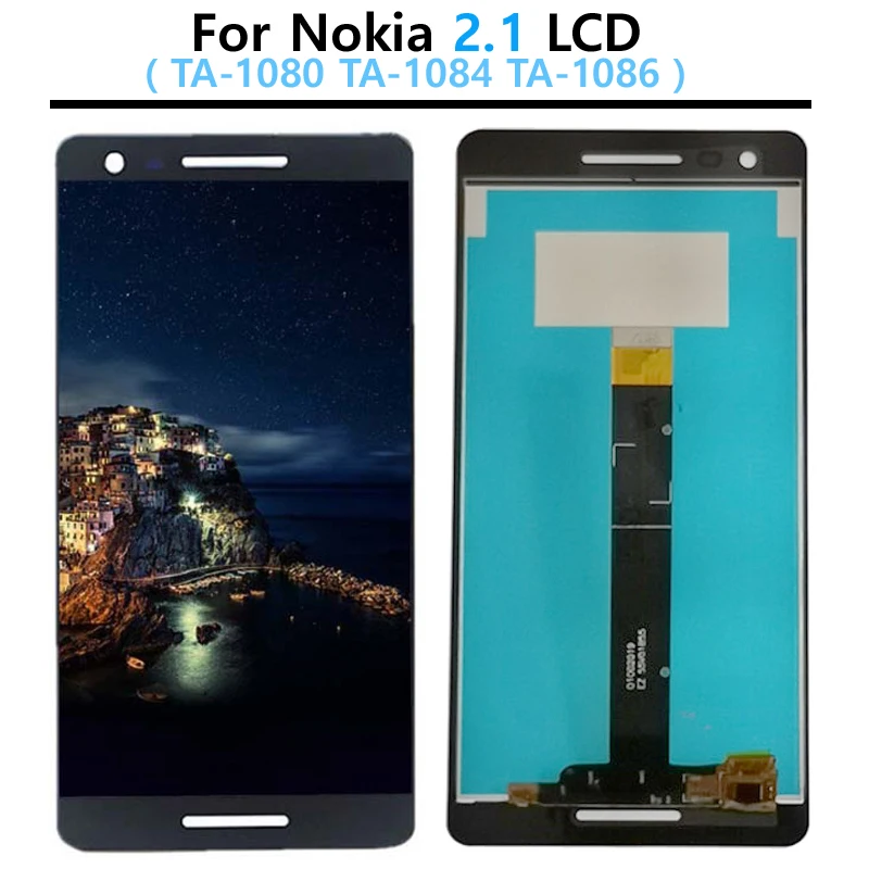 ЖК-экран для Nokia 2.1 полный набор запасных частей дигитайзер в сборе без битых