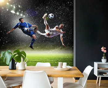 

[Self-Adhesive] 3D Football 70411 Wall Paper mural Wall Print Decal Wall Murals