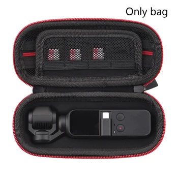 

Travel Zipper Closure Waterproof Camera Storage Bag Wear-resistant Portable Handheld Home PU Durable Mesh For DJI OSMO Pocket