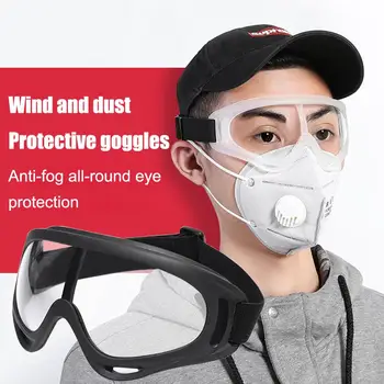 

Safety Goggles Househeld Transparent Protective Glasses Safety Goggles Anti-Splash Wind-Proof Face Protection Eyewear Glasses