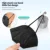 5-100piece KN95 Mask FFP2 Mascarillas Masque FFP2mask fpp2 Maske ffpp2 Mondkapjes 5-Слойный Фильтр Пыли Респиратор Маска Для Лица Черный