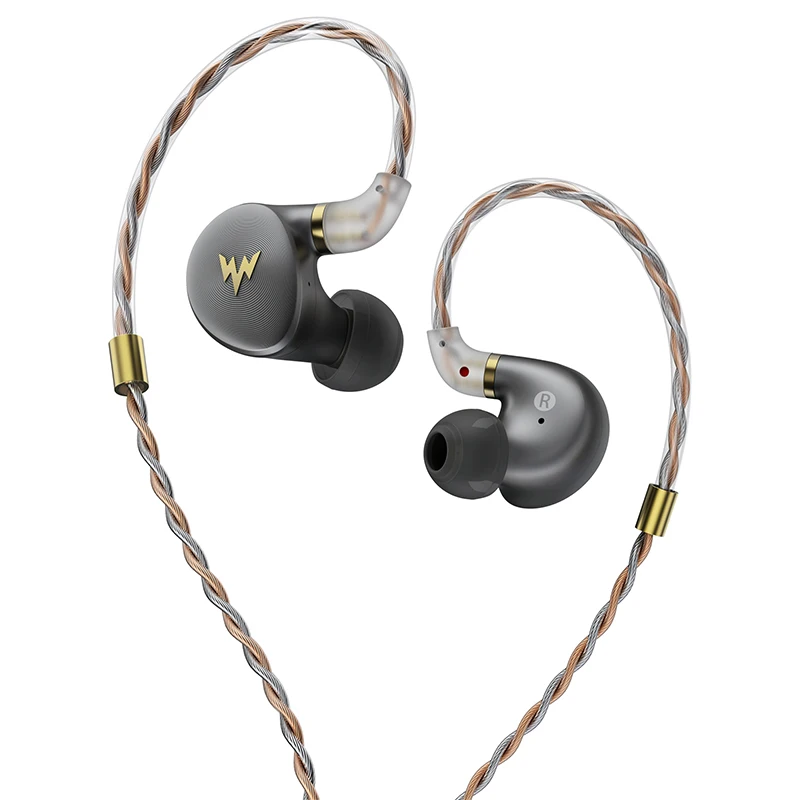 Уизер высокого разрешения Наушники A HE03 Гибридный арматура HiFi наушники регулятор