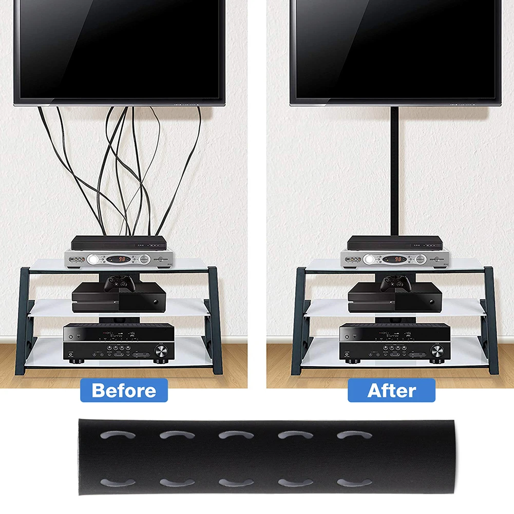 Cable Management Tv Organizers Wire Management Cord Protector Cable