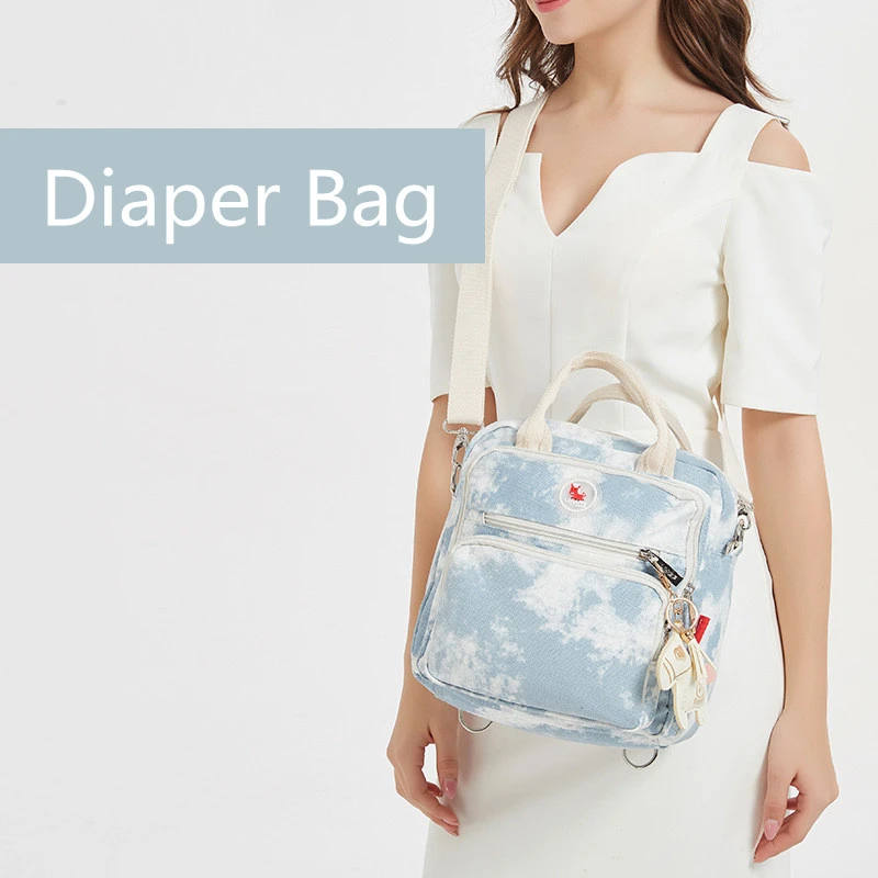 off white diaper bag