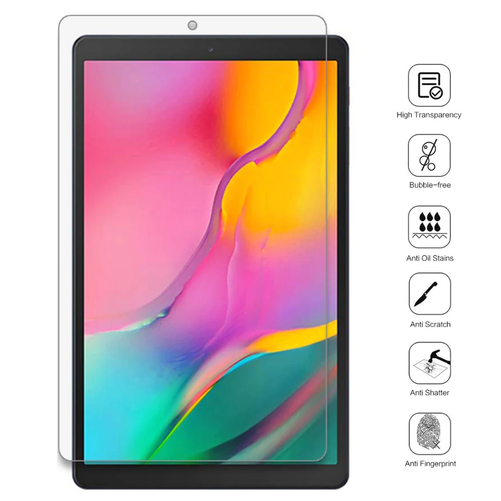 2.5D Закаленное стекло пленка 9H протектор экрана планшета против царапин для samsung Galaxy Tab A 10,1 T510 T515