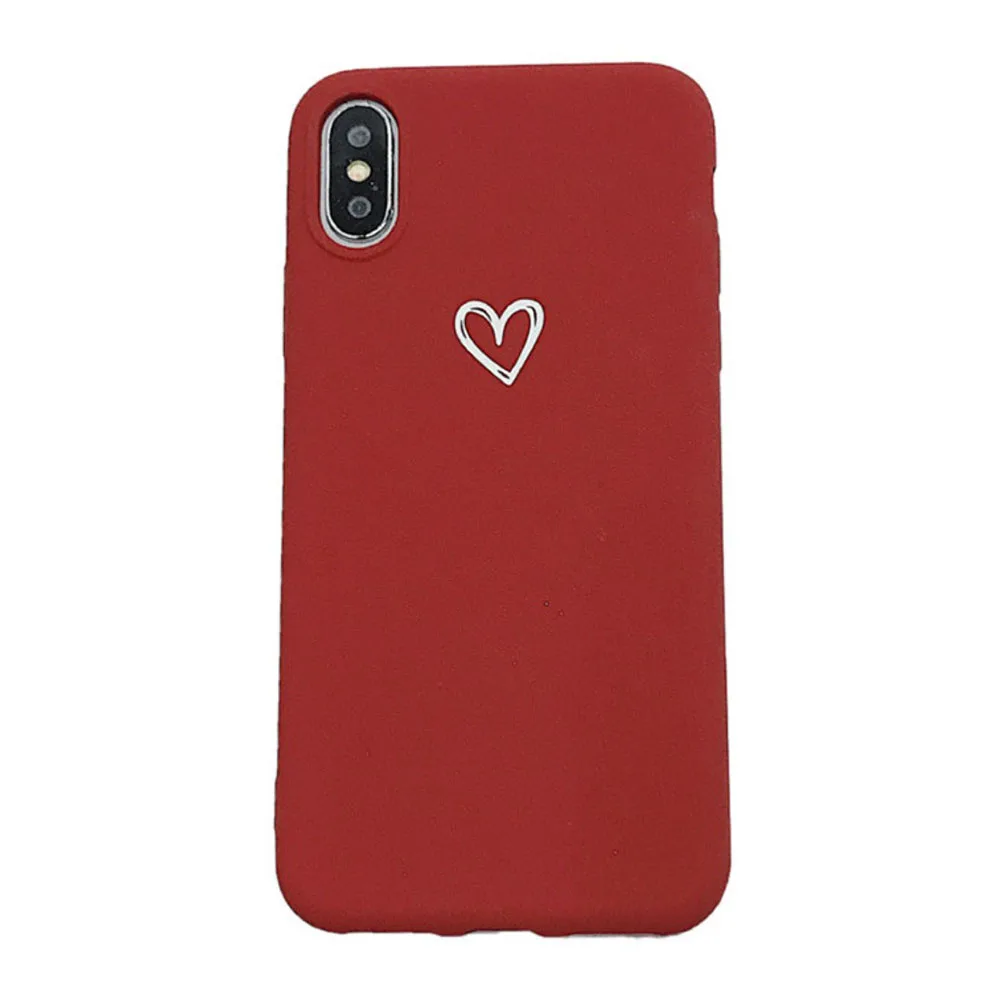 Чехол для Apple iPhone 11pro Max X XS XR 7p 8plus простой цветной противоударный силиконовый