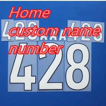 19 LEWANDOWSKI ROBBEN RIBERY JAMES MULLER RODRIGUEZ KIMMICH HUMMELS THIAGO печать намышка футбольные нашивки значки - Цвет: Customize