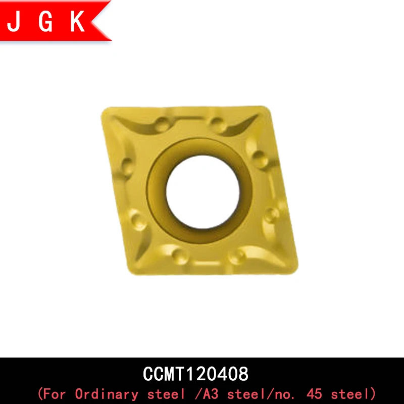 CCMT120408 Высококачественный Карбид CCMT CNC токарный инструмент CCMT1204 CCMT120404 CCMT120408 ромб вставка для SCLCR SCLCR1616 SCLCR2020 инструментальный стержень - Цвет: CCMT120408