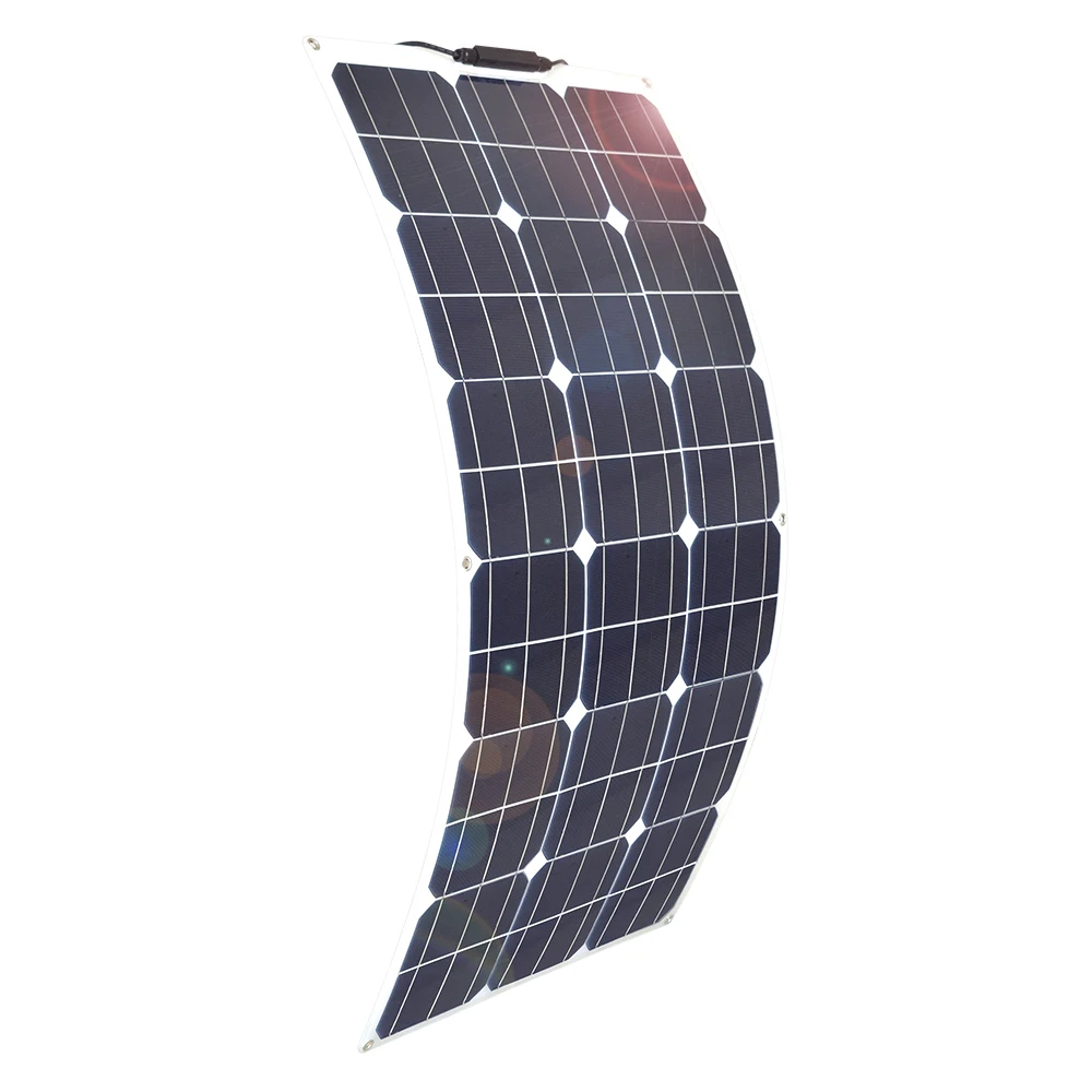 Гибкая солнечная панельбатарея 300 Вт 12 в зарядное устройство 2*150 Вт портативный солнечный элемент 5 в usb для телефона автомобиля лодки Китай открытый водонепроницаемый - Цвет: 150w solar panel