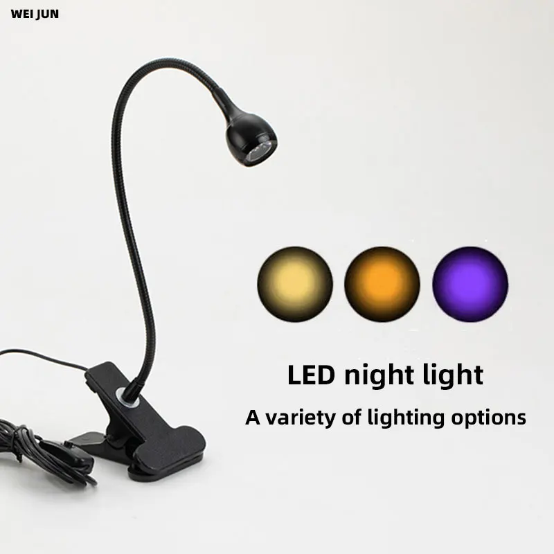 Multifunctional Clip Desk Lamp Bendable Flexible Reading for Bedside Learning Office Work Light Night LED | Лампы и освещение