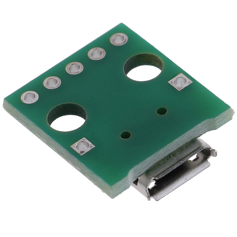 10 шт. MICRO USB адаптер DIP 5pin разъем PCB конвертер макетная плата коммутационная