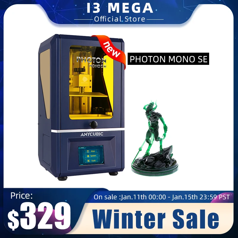 3D принтер Anycubic Photon Mono SE Новая матрица дистанционное управление через приложение