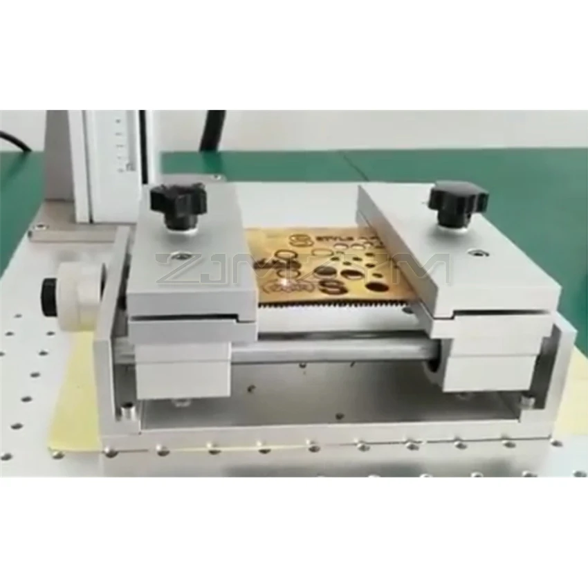 Лазерная маркировочная машина HYXBZJJ01, крепление для оловянной фольги, бумаги, меди, латуни, держатель фольги, тонкая бумага, лазер режущее приспособление, 100-160 мм, 0-5 мм