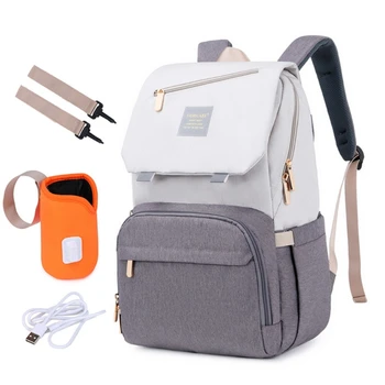 

Mummy Nappy Diaper Bag Maternity Large Capacity Baby Care Nursing Backpack Y3NE