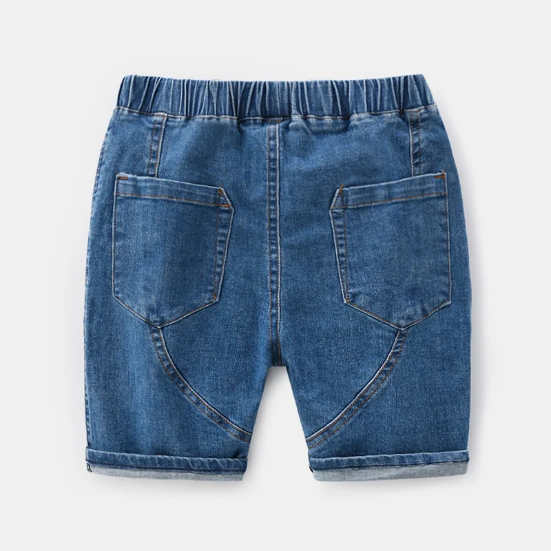 Katoofely2019 Summer New Style Childrenswear BOY'S Children INS Washing Soft Pure Cotton Denim Shorts