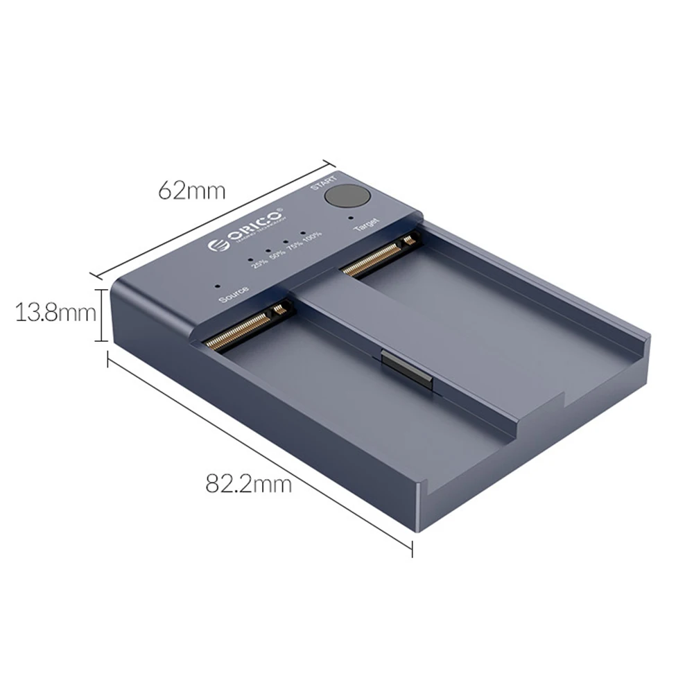 Classic M2P2-C3-C 10Gbps Dual Bay M.2 NVMe SSD Docking Station Dock Offline Clone for Computer PC Desktops Gamers hard disk box