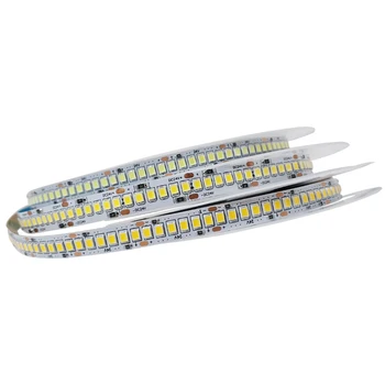 SMD 2835 RGB LED 스트립 조명, 백색 LED 스트립 테이프, 방수 램프 조명 스트립, 주방 홈 장식, TV LED 스트립, DC 5V, 12V, 24V, 5m