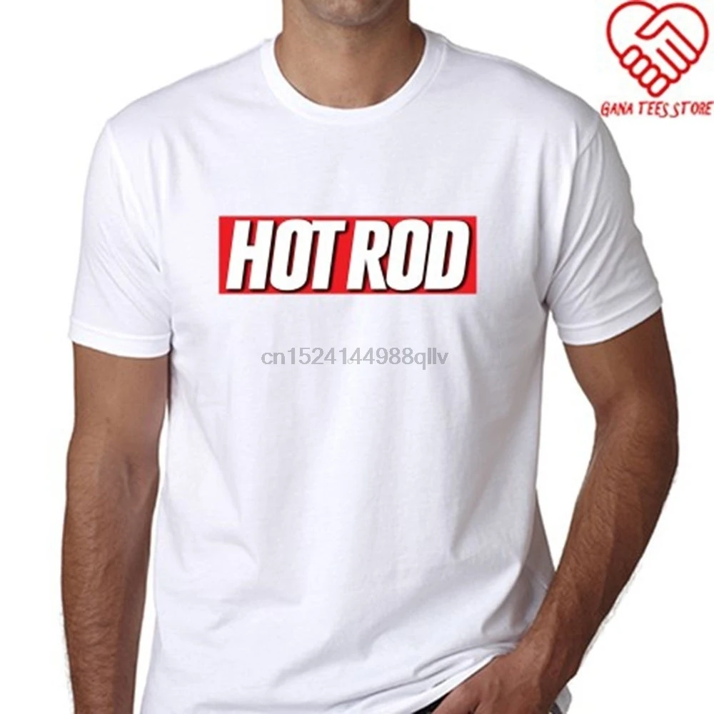 Fashion Mens Casual T Shirt Rod Magazine Logo Hot Men's White T-shirt Size S to 4xl | Мужская одежда