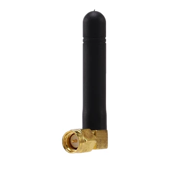 

AM05-1Pc 2.4Ghz Antenna 3.5Dbi WIFI Aerial Bluetooth Zigbee Module SMA Male Right Angle Wholesale Price Modem External Antenna