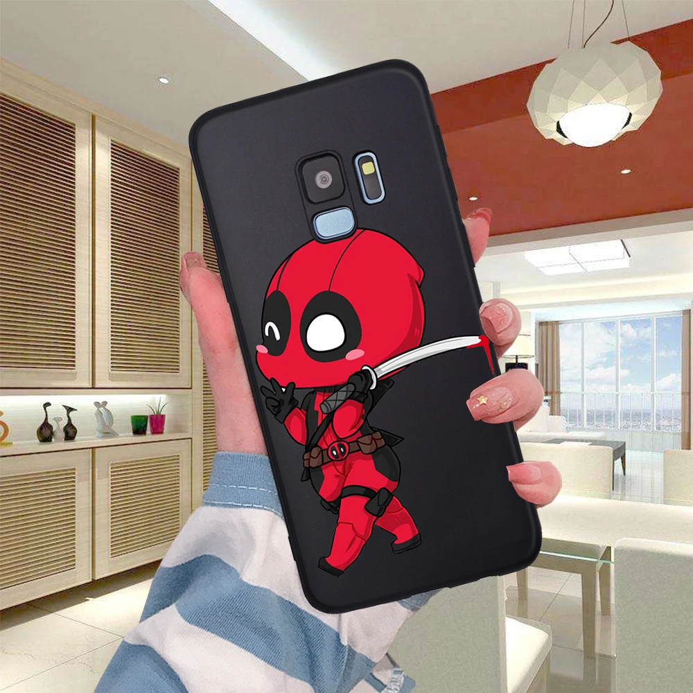 Фильма «Дэдпул»; рубашки с принтами "Marvel", "Мстители", для samsung Galaxy S6 S7 край S8 S9 S10 Plus Note 8, 9, 10, A30 A40 A50 A60 A70 M10 M20 чехол Крышка