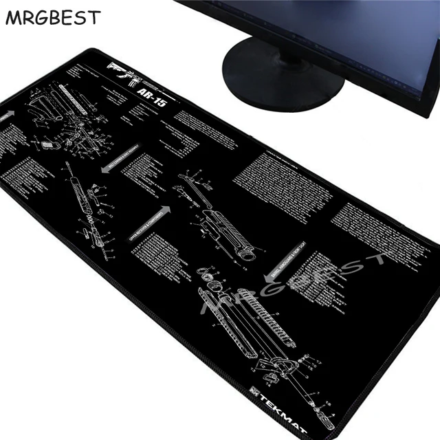 Большой игровой коврик для мыши mrgbest нескользящий ноутбука