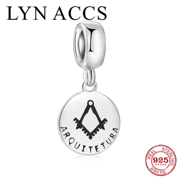 

Fashion 925 Sterling Silver arquitetura occupation symbol Fine Charm Pendant Fit Original Pandora Charm Bracelets Jewelry Making