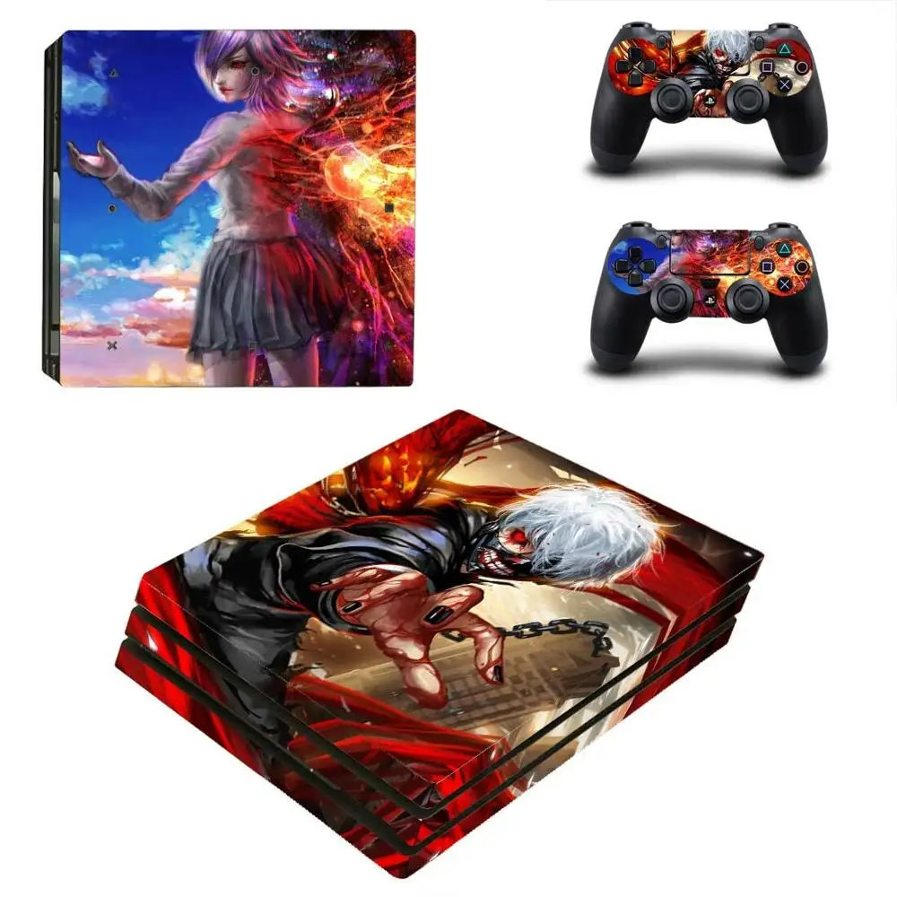 YSP4P-2011 Токийский вурдалак PS4 Pro наклейка s PS 4 Play station 4 Pro виниловые наклейки для playstation 4 Pro консоль и контроллер - Цвет: YSP4P-2011