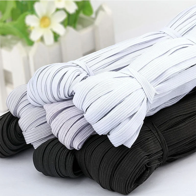 10meters/lot W 6/20/25/30/35/40/45/50MM Nylon Highest Elastic Bands for Masks Flat Tape Webbing Trousers Sewing Accessories | Дом и сад