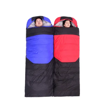 

Outdoor Down Envelope Sleeping Bag Camping Autumn Winter Single Stitching Ultralight Comfortably Duck Down Sleeping Bag Camp Mat