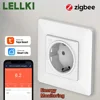 LELLKI Tuya Smart Wall Socket 220v Zigbee EU Standard 1