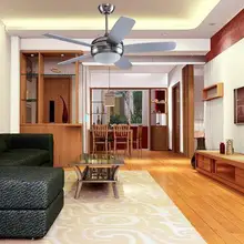 5" Серебряный потолочный вентилятор светодиодный светильник люстры подвесные светильники принадлежности+ пульт дистанционного управления